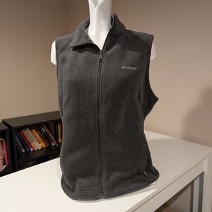 Columbia Gray Fleece Vest
